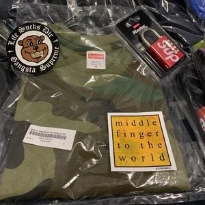 Supreme Middle Finger to the World Tee